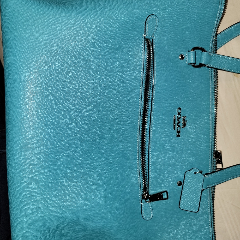 Coach purse beautiful green color